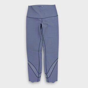 Lululemon Wunder Under Crop II 6 *Roll Down Scallop Full-On Luxtreme 24" Purple
